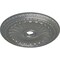 Ekena Millwork Viceroy Ceiling Medallion (Fits Canopies up to 4 7/8"), 35 1/8"OD x 4 7/8"ID x 2 1/2"P, Silver CM35VISLS - alternate 2